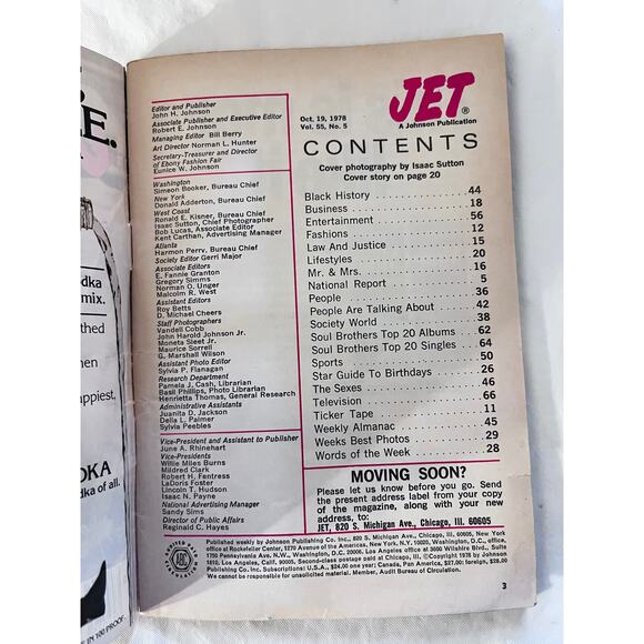 Vintage JET Magazines - October 19, 1978 - Down On The Farm With Chaka Khan - Picture 3 of 5